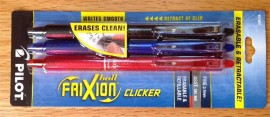 Pilot Frixxion Clicker (3 in pack)