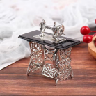 Mini vintage sewing machine for dollhouse 1/12