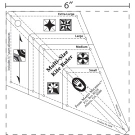 Multi-Size Kite Ruler from Marti Michell