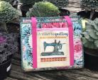 Ultimate carry all bag with cabbage roses fabric, Kaffe Fassett
