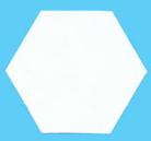 Hexagon templates 3/4